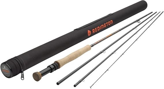 Redington Strike II Euronymph Fly Fishing Rod مع أنبوب متوسط الحركة السريعة 4 قطع
