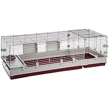 Ferplast Krolik XXL Rabbit Cage مع امتداد سلكي | Rabbit Cage يتضمن جميع الملحقات والمقاييس 63.8L x 23.62W x 19.68H بوصة |