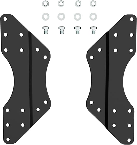 Pholiten VESA Adapter - Adjustable for Monitor Arm & TV Wall Mount - Extension Panel Convertible - Dimensions 100x150/150x100/100x200/200x100/150x150/150x200/200x150/200x200
