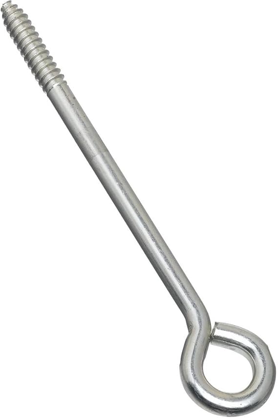 الأجهزة الوطنية N220-715 2150BC Lag Screw Eye مطلية بالزنك 3/8 "x 8"