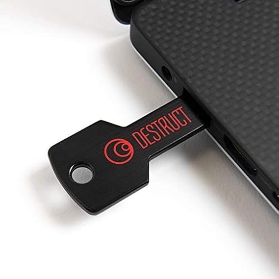 DESTRUCT USB Gadget - Military Grade Hard Drive Wiper - محو جميع البيانات بشكل دائم على الكمبيوتر الشخصي وأجهزة الكمبيوتر المحمولة قبل البيع