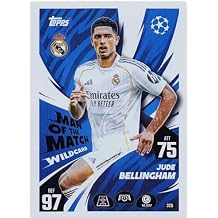 بطاقة تداول Match Attax 2025 2026 Jude Bellingham Man Of The Match