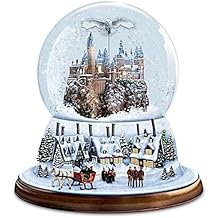 أفضل البقاء في Hogwarts Rotating Musical Glitter Globe