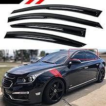 مجموعة عاكس ظلال غائط مموج ثلاثية الأبعاد متوافقة مع طرازات Chevy Cruze 2009-2015