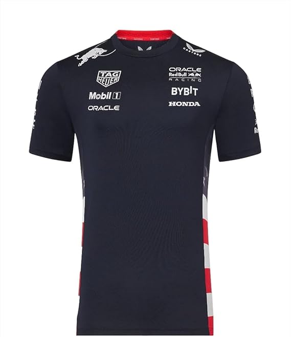 قميص Red Bull Racing F1 للرجال 2024 Special Edition America Race Team