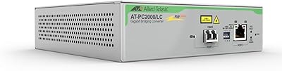 Allied Telesis PoE to Fiber Switching Media Converter