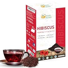 Herbs Botanica Hibiscus Flowers Loose Cut & Sifted 100% Organic Dried Hibiscus Sabdariffa for Herbal Tea, Infusions & Culinary Use Flor de Jamaica Organica 8 oz Resealable Pack