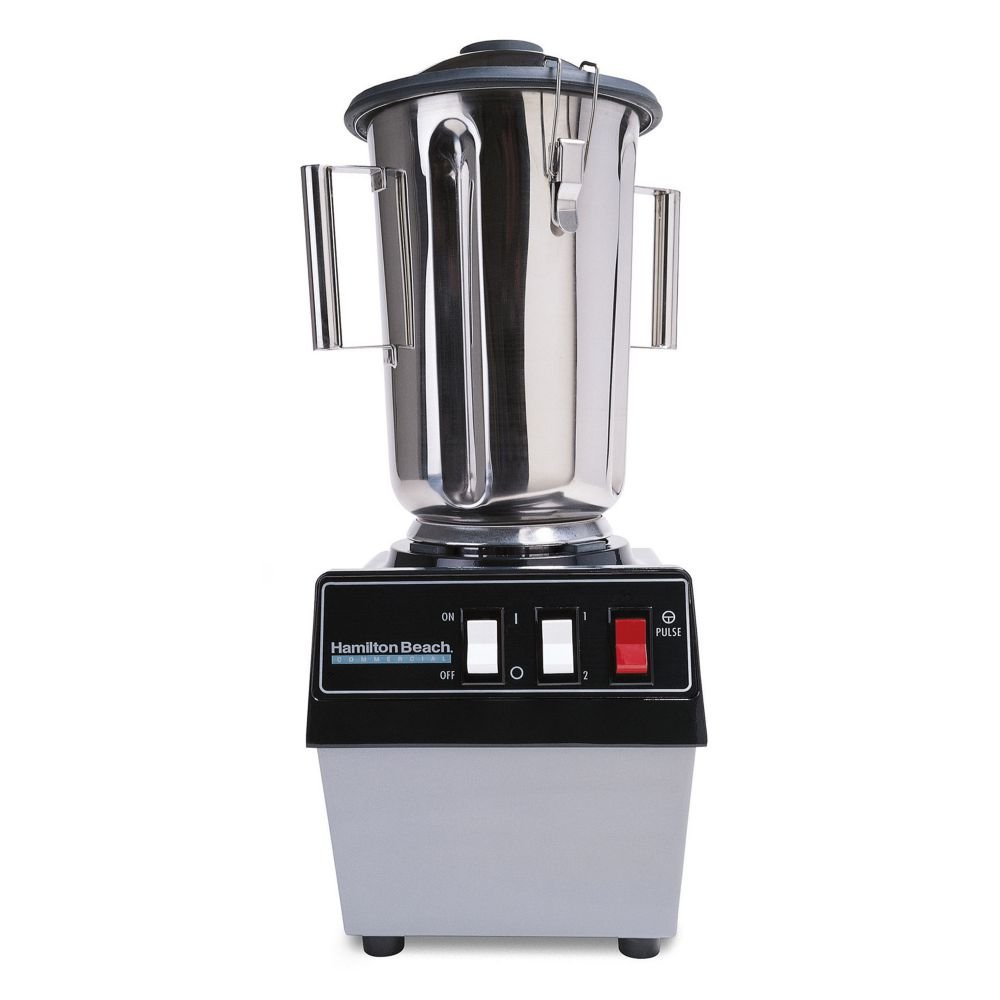 Hamilton Beach Commercial 990 Food Blender-1 gal 3.8 L, Stainless Container, 2 Speeds, Pulse, 20.08 H, 10.24 W, 11.22 L, Black