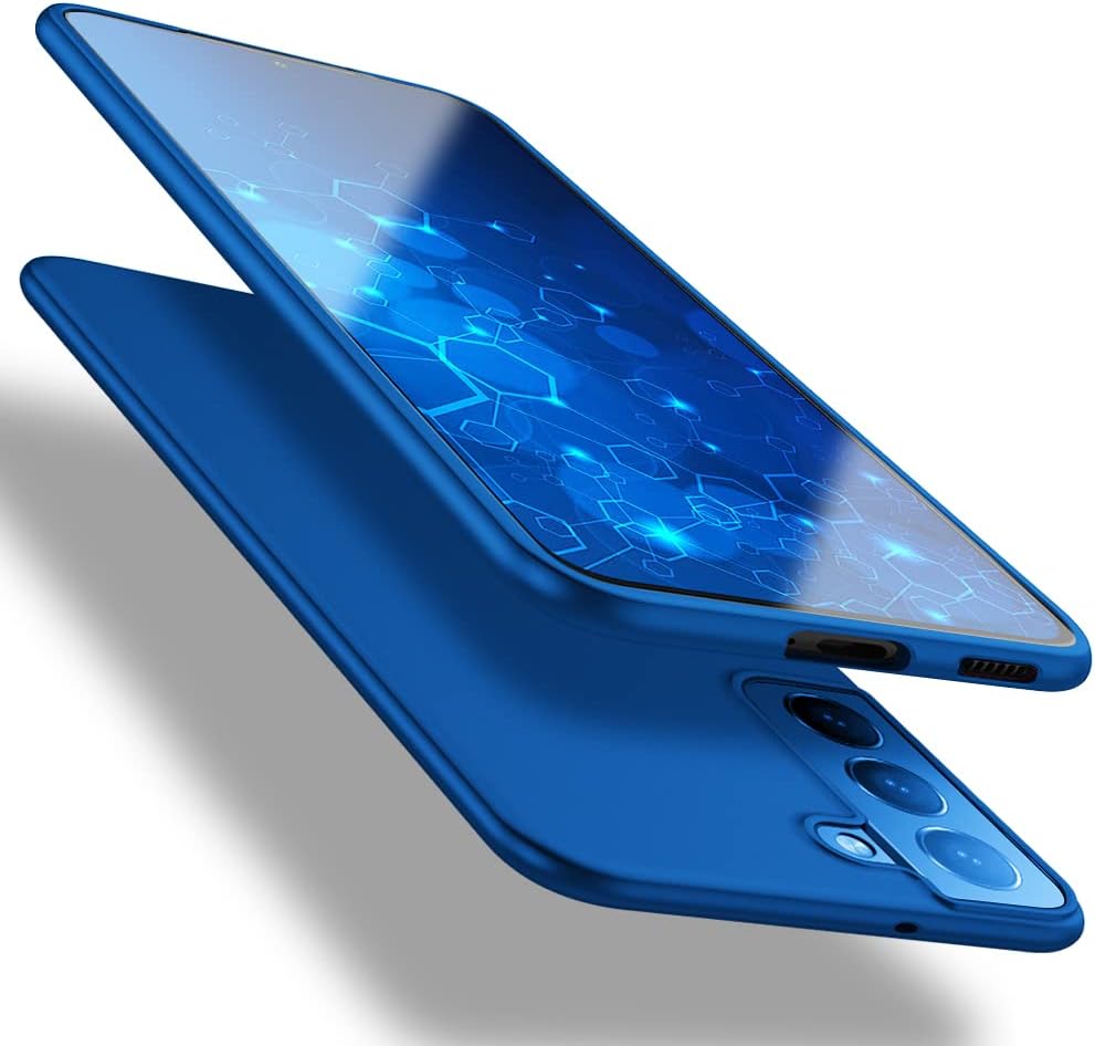 X-level for Samsung Galaxy S22 Case Slim Fit Soft TPU Super Thin Phone Back Cover, Light Protective Matte Finish Coating Case for Samsung S22-Blue