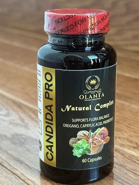 CANDIDA PRO COMPLEX - تركيبة دعم المبيضات، مكملات الشيح العضوية، كبسولات الصبار العضوية، الدعم المناعي - زجاجة واحدة 60 كبسولة