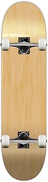 Pro Yocaher Blank Complete Skateboard - Natural Woods