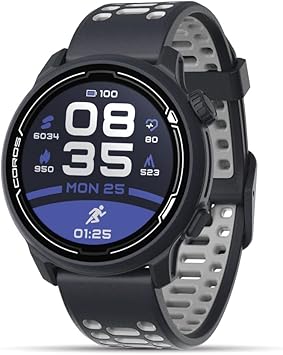ساعة رياضية COROS PACE 2 GPS لمراقبة معدل ضربات القلب، عمر بطارية طويل 20 يومًا، خفيفة الوزن، مقياس الضغط الجوي، خطة التدريب، الملاحة، مسار النوم، السباحة، الدراجة، الجري، القوة، جهاز المشي - سيليكون بحري