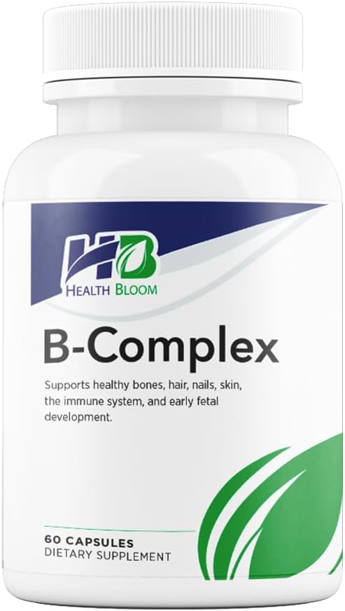 B-Complex| 60 كبسولة | Health Bloom | كبسولات الفيتامينات والمعادن |