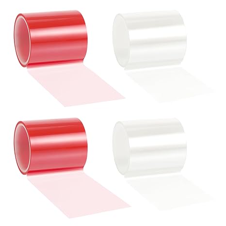 YEXEXINM 4 Rolls of Self Adhesive Repair Light Tape-16.4 ft x 2 Inches Headlight & Taillight Adhesive Repair Tape ,Auto Tail Light Tape Fog Lights Tint Tapes Headlight Lens Tapes