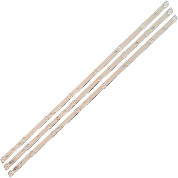3 Strips/Set of LED Backlight Strips Compatible with D40-M30 40BF400 JS-D-JP395DM-A81EC (80105) JS-D-JP395DM-B82EC (80105) E395DM1000 MCPCB