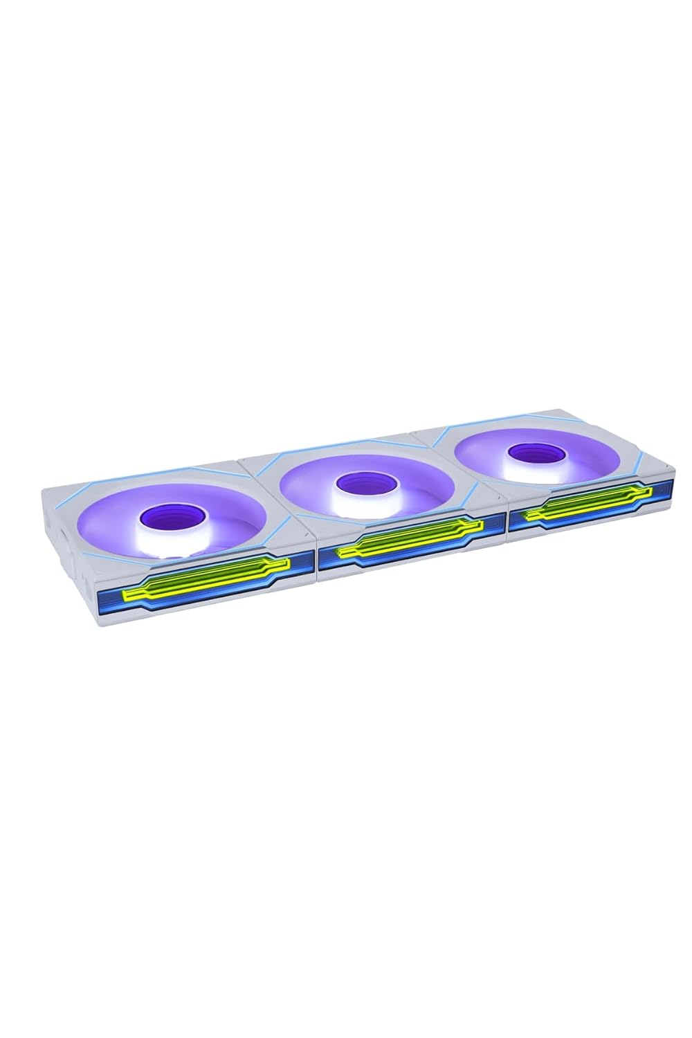 Lian Li UNI FAN REVERSE SL-INFINITY مروحة علبة RGB لاسلكية 3x120 مم أبيض G99.12RSLIN1W3W.00