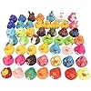 Kangaroo Mini Rubber Ducks Bulk Pack of 50 Floating Baby Bath Toys for Kids - Classroom Rewards - Pool Party & Birthday Party Favors for Kid - Small Rubber Duck for Easter Baskets Stuffers for Kids
