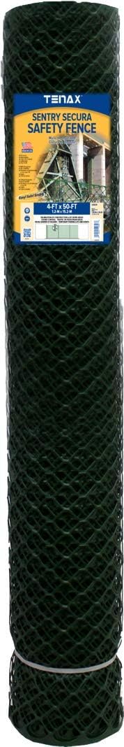 Tenax Sentry SECURA Diamond Safety Fence، 4 'x 50'، Green