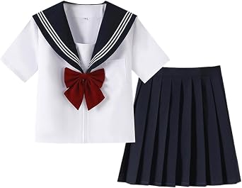 Japanese School Uniform JK Uniform Suit Sailor Dress Shirts Anime Cosplay Costumes for Women