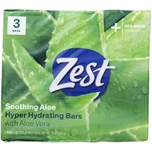 Zest Bath BAR Fresh Aloe 3X4 Oz, Fresh Aloe, 3.4 Ounce