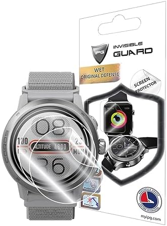 IPG for COROS Apex 2 Pro Smart Watch Hydrogel Screen Protector 2 Units Invisible HD Clear Film Anti Scratch Guard-SmoothSelf-HealingBubble for Apex2Pro