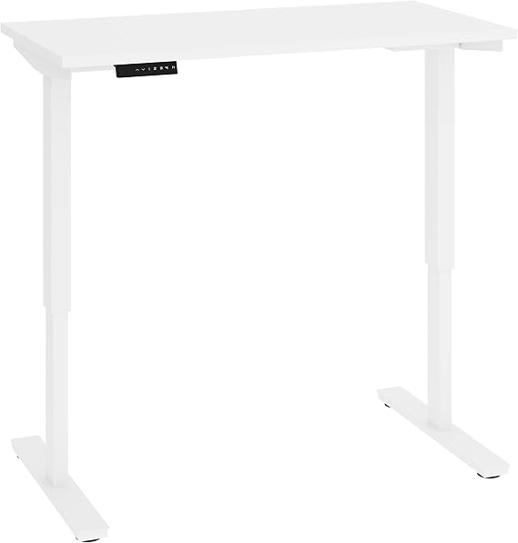 Bestar Viva Electric Standing Desk, 48W x 24D, White