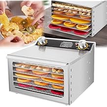 400w Freeze Dryer, Freeze Dried Machine, 6/8/12 Layers+Timing: 0-12 H, Temperature: 35-90 C+6 Inch Fan Blade, 360 Fan, for Fruits, Vegetables, Meat, Seafood(Size:12layers)