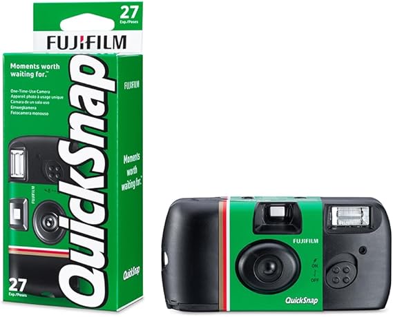 كاميرا Fujifilm QuickSnap Flash 400 للاستخدام لمرة واحدة - 27 تعريضًا