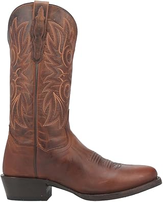 Dan Post Mens Cottonwood Embroidered Round Toe Casual Boots Mid Calf - Brown