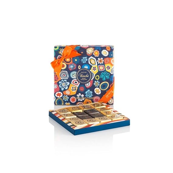 Venchi - Murrine Collection - Box of Assorted Mini Blend Chocolates, 1.65 oz - Gluten Free - Vegan - Gift Idea for Birthday and Anniversary