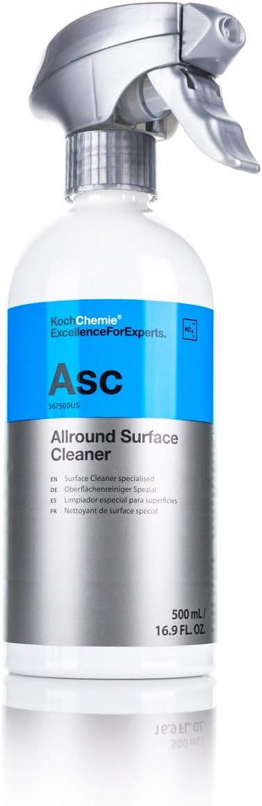 KOCHCHEMIE - منظف شامل للأسطح - رائع للسيارة والمنزل؛ ينظف بصمات الأصابع والغبار والشحوم والأوساخ وما إلى ذلك. خالٍ من الخطوط وآمن على البلاستيك والأسطح الملساء الأخرى (500 ملليلتر)
