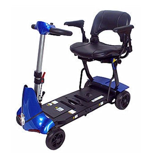 Solax Mobility - Mobie Plus - سكوتر السفر القابل للطي - 4 -Wheel - Blue