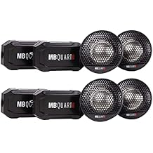 MB Quart ( 4 ) FT1-25 50 Watt RMS 1 "أجهزة ضبط صوت السيارة + عمليات الانتقال