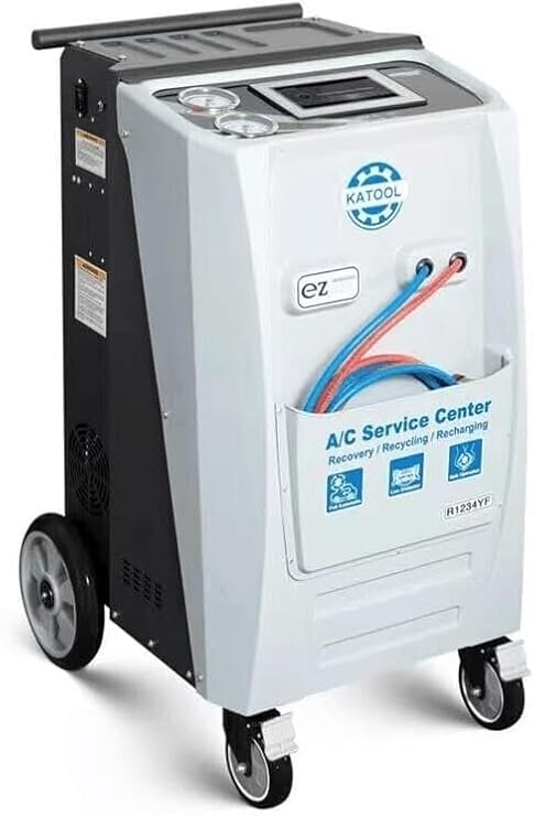 KATOOL Fully Automatic Refrigerant Recovery Machine AC Recovery Machine Automotive Recovery and Recharge of R134YF AC Machine