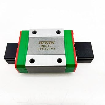 HIWIN الخطي كتلة MGN12C النقل الخطي/دليل/السكك الحديدية/الانزلاق CNC أجزاء تحمل الخطي تحمل مربع ضوء تحميل كتل