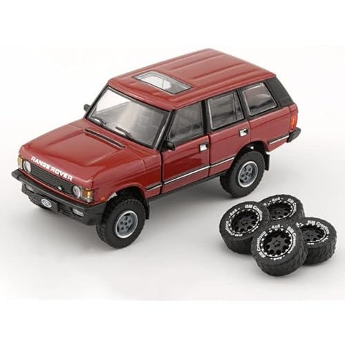 BM Creations Classic LSE RHD محرك اليد اليمنى باللون الأحمر مع فتحة سقف مع عجلات إضافية 164 Diecast Model Car 64B0180