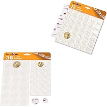 Glass Table Top Bumpers Medium 72PCS 20.6mm + Large Glass Bumpers Pads 36PCS 31.2mm+ 20.6mm