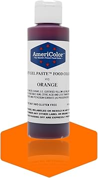 Americolor Soft Gel Paste Food Color, 4.5-Ounce, Orange