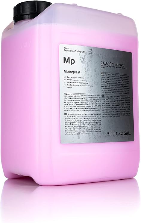KOCHCHEMIE - Motorplast - محرك لامع بشكل طبيعي، مقاوم للماء؛ استعادة المظهر؛ طبقة واقية مرنة تحمي وحدات الطاقة من التآكل والعوامل البيئية (5 لتر)