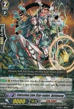 قتال البطاقات!! Vanguard TCG - Emssion Line Star-vader، Antimony (BT17/118EN) - مجموعة التعزيز 17: Blazing Perdition ver.E
