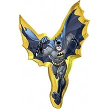 Kelli's Shop Anagram 39 "Batman Action Shape Balloon - كل منها متعدد الألوان