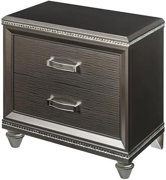 Acme Sadie Nightstand in Dark Champagne