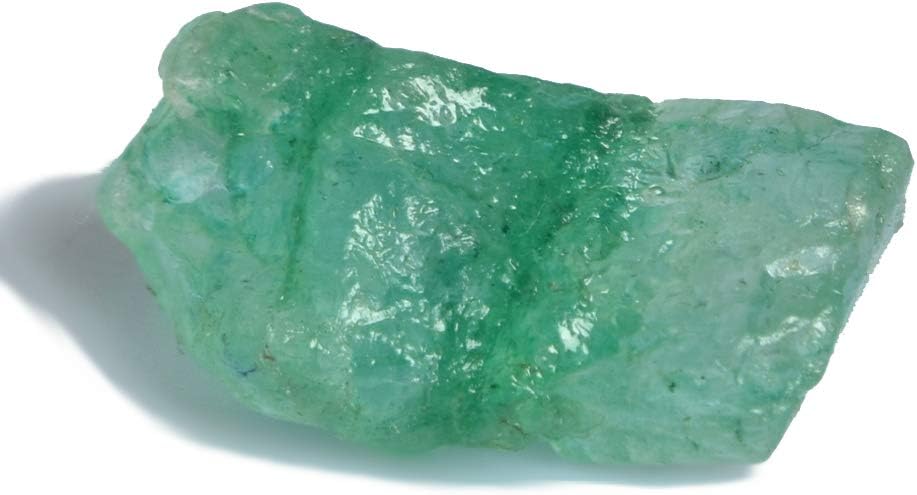Rough Green Emerald Gemstone 10.00 Ct Natural Raw Rough Certified Green Emerald Stone