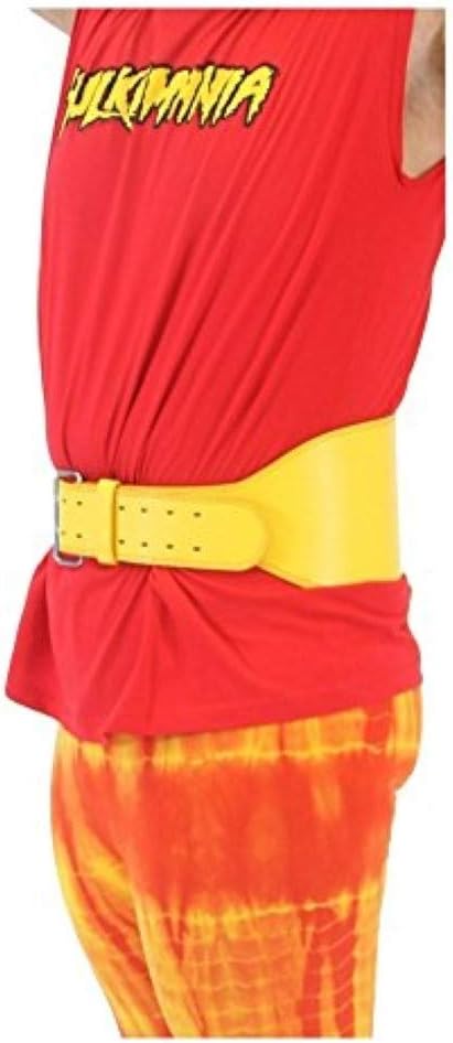 Adult Unisex Wrestler Hogan Halloween Costume Cosplay Wrestling Weight Belt