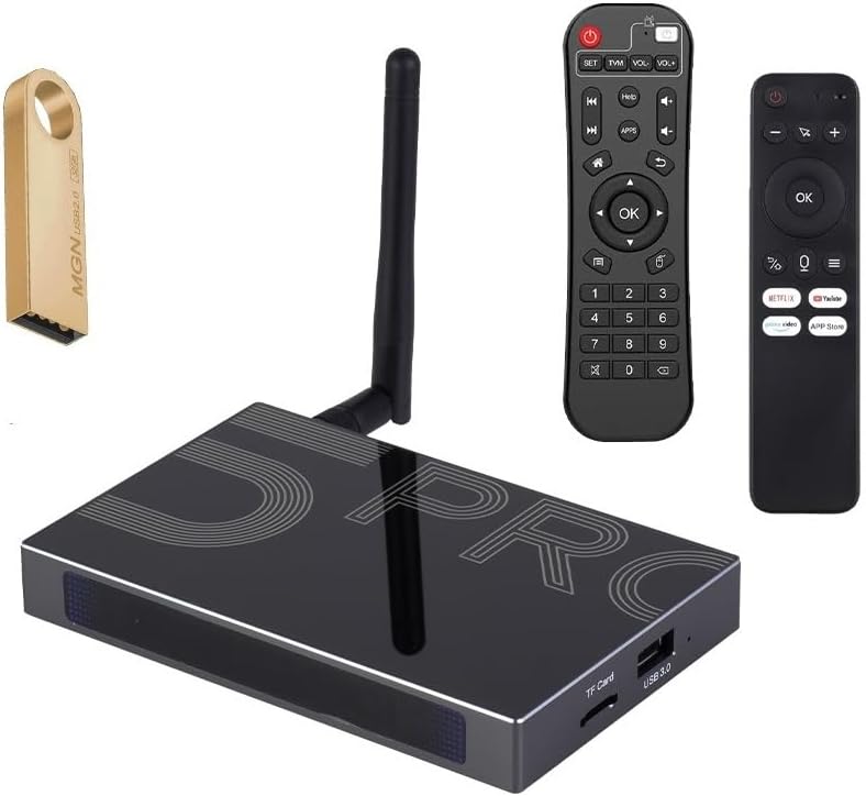 Delivry في 1~3 أيام Tanggula X5 PRO TV Box Bundle مع محرك USB إضافي 128 جيجابايت، كابل HDMI 8 K، موسع WiFi بسرعة 300 ميجابت في الثانية، لوحة مفاتيح صغيرة بإضاءة خلفية، Android TVBOX 4GB128GB ROM، مشغل الوسائط المتعددة 2.4G5G WiFi