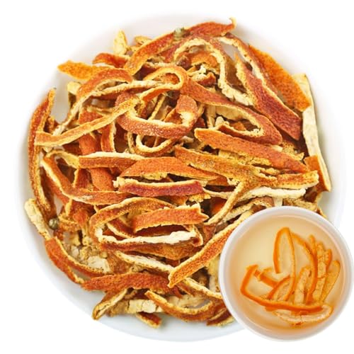 100% Dried Tangerine Peel Tea 80G2.82oz Chinese Seasoning Chen Pi Si , Dried Orange Peel,Tangerine Peel Strip,Orange peel