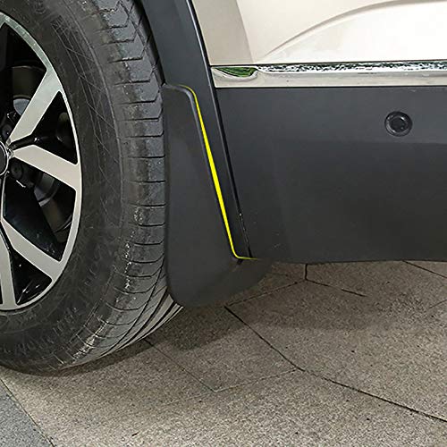 Kadore for Volkswagen VW Atlas 2018 2019 2020 Mud Flaps Splash Guards حماية الحاجز البلاستيك المحايد مع البراغي 4 -pc
