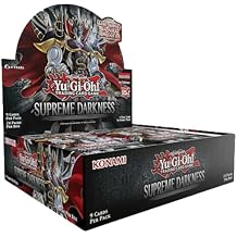YuGiOh العليا الظلام بطاقة التداول لعبة الطبعة الأولى الداعم مربع - 24 حزم