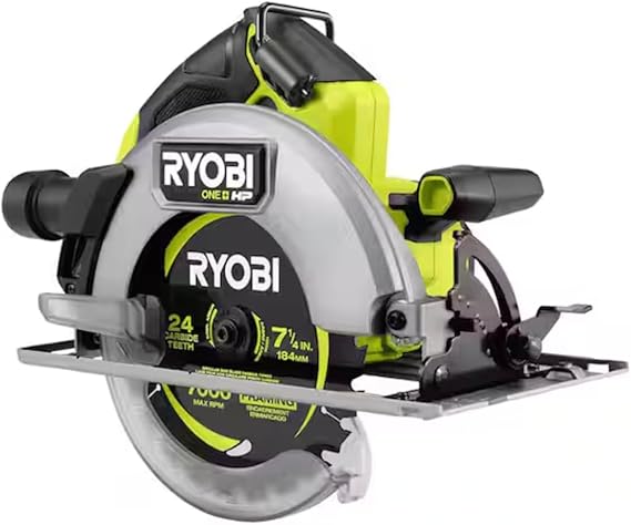 RYOBI ONE + HP 18V بدون فرش لاسلكي 7 - 1 / 4 in. المنشار الدائري (أداة فقط)