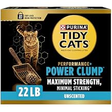 Purina Tidy Cats Performance Plus Power Clump Unscented Multi Cat Clumping Cat Litter - 22 lb. Box